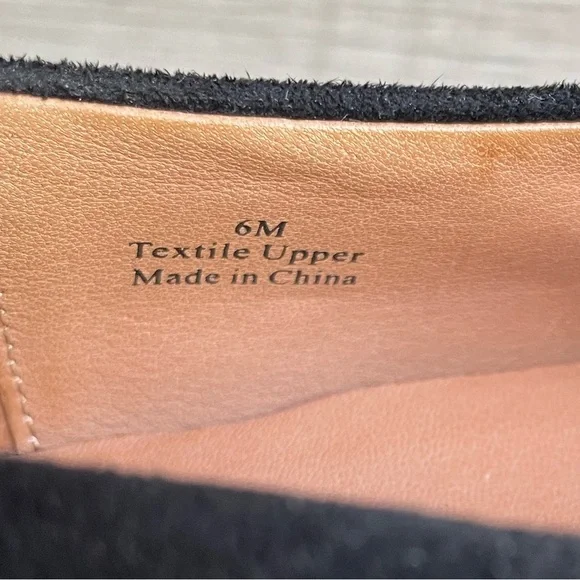 L'Amour des Pieds Women's Xenophon PlatformWedge Loafers Micro Suede Black SZ 6